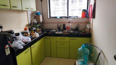 Kitchen Image of 585 Sq.ft 2 BHK Apartment / Flat for sale in Royal Palms Summit Apartments, Goregaon East Mumbai for Rs. 9000000