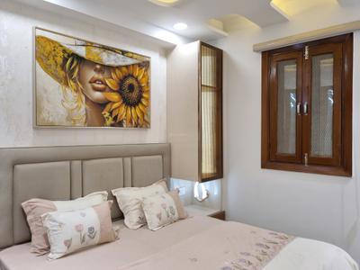 Bedroom Image of 810 Sq.ft 3 BHK Apartment / Flat for sale in Hans Builders Floor, Dwarka Mor New Delhi for Rs. 5500000