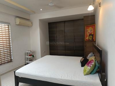 Bedroom Image of 1800 Sq.ft 3 BHK Apartment / Flat for rent in Utsav Aalayam, Naranpura Ahmedabad for Rs. 41000