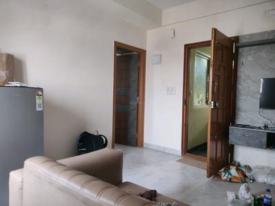 Living Room Image of 650 Sq.ft 1 BHK Apartment / Flat for rent in Om Sai, Marathahalli Bengaluru for Rs. 29000
