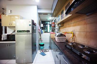 Kitchen Image of 1200 Sq.ft 2 BHK Apartment / Flat for sale in South Bopal Ahmedabad for Rs. 6900000