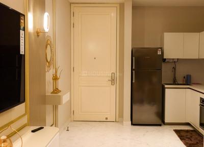 Kitchen Image of 1100 Sq.ft 1 BHK Apartment / Flat for rent in Bhartiya Leela Residences, Kannuru Bengaluru for Rs. 110000