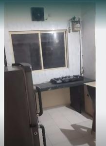 Kitchen Image of 600 Sq.ft 1 BHK Apartment / Flat for rent in Bora Park, Pimple Saudagar Pune for Rs. 20000