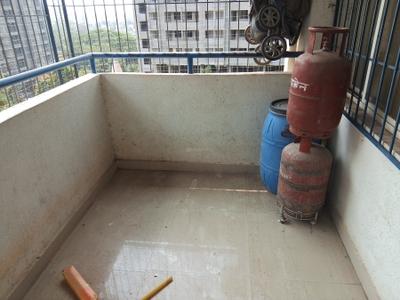 Balcony Image of 950 Sq.ft 2 BHK Apartment / Flat for rent in Siddhivinayak Shubhashree Residential, Akurdi Pune for Rs. 26000