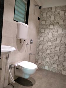 Common Bathroom Image of 695 Sq.ft 1 BHK Apartment / Flat for sale in Saubhagyam Phase II, Panvel Navi Mumbai for Rs. 3600000