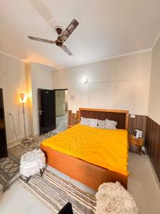 Bedroom Image of 380 Sq.ft 1 RK Builder Floor for rent in Sector 52 Gurgaon for Rs. 20000