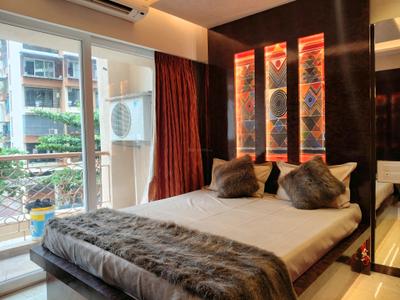 Bedroom Image of 735 Sq.ft 1 BHK Apartment / Flat for sale in Tharwanis Sky View, Kharghar Navi Mumbai for Rs. 7000000