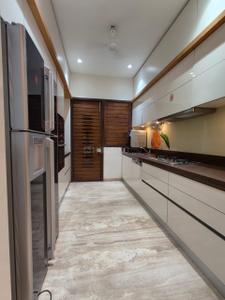 Kitchen Image of 3500 Sq.ft 3 BHK Independent House for rent in Vishwanath Sharanam 8, Jodhpur Ahmedabad for Rs. 42000