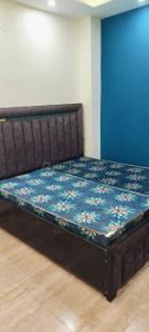 Bedroom Image of 600 Sq.ft 1 BHK Builder Floor for rent in Khirki Extension New Delhi for Rs. 22000