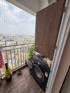 Balcony Image of 1100 Sq.ft 2 BHK Apartment / Flat for rent in Monarch Aqua, K R Puram Bengaluru for Rs. 65000