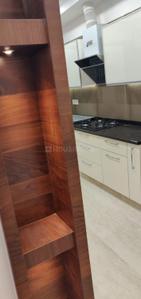 Kitchen Image of 1800 Sq.ft 3 BHK Builder Floor for rent in Gulmohar Park New Delhi for Rs. 175000