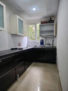 Kitchen Image of 1800 Sq.ft 3 BHK Builder Floor for rent in Freedom Fighters Enclave New Delhi for Rs. 55000