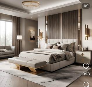 Bedroom Image of 4050 Sq.ft 4 BHK Builder Floor for sale in Shanti Niketan New Delhi for Rs. 180000000