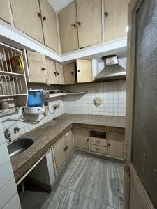 Kitchen Image of 900 Sq.ft 2 BHK Builder Floor for rent in Jangpura New Delhi for Rs. 45000