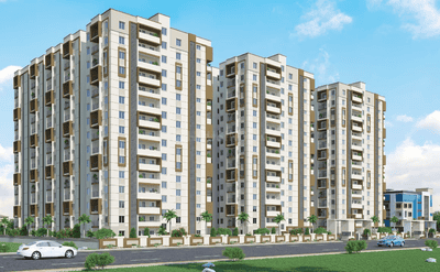 Image of 1215 Sq.ft 2 BHK Apartment / Flat for sale in Vazhraa Prathik, Nizampet, Hyderabad for Rs. 10000000