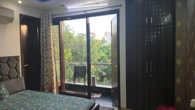 Bedroom Image of 1000 Sq.ft 3 BHK Builder Floor for rent in Safdarjung Enclave New Delhi for Rs. 58000