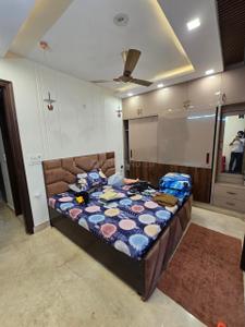 Bedroom Image of 450 Sq.ft 1 BHK Builder Floor for rent in Rajouri Garden New Delhi for Rs. 25000