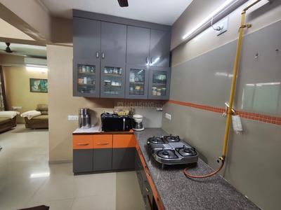 Kitchen Image of 735 Sq.ft 2 BHK Apartment / Flat for rent in Kavisha Aer, Shela Ahmedabad for Rs. 26000
