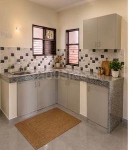 Kitchen Image of 750 Sq.ft 1 BHK Builder Floor for rent in Sector 52 Gurgaon for Rs. 30000