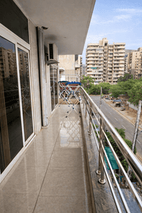 Balcony Image of Peaceful Rental Apartment  in Sushant Lok Phase 1, Gurgaon