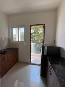 Kitchen Image of 830 Sq.ft 1 BHK Apartment / Flat for rent in Gachibowli Hyderabad for Rs. 30000