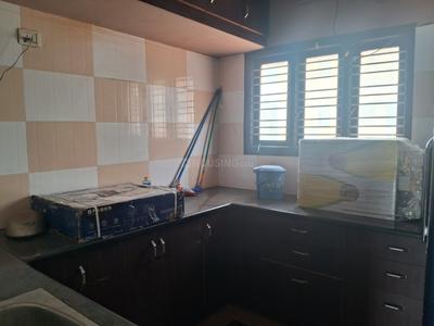 Kitchen Image of 600 Sq.ft 1 BHK Builder Floor for rent in HBR Layout Bengaluru for Rs. 21000