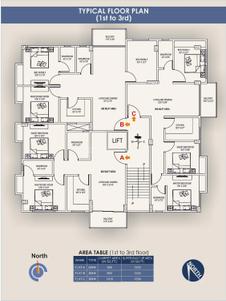 Image of 1320 Sq.ft 3 BHK Apartment / Flat for sale in Bhetapara, Guwahati for Rs. 6500000