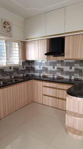 Kitchen Image of 1450 Sq.ft 3 BHK Apartment / Flat for rent in Badri Bhawani Shankar Abode, Ayodhya Bypass Bhopal for Rs. 16500