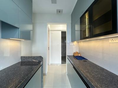 Kitchen Image of 677 Sq.ft 1 BHK Apartment / Flat for sale in Ashar Arize Tower B And C, Kalwa Thane for Rs. 11500000