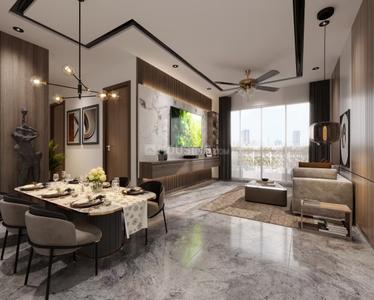 Hall Image of 705 Sq.ft 2 BHK Apartment / Flat for sale in The Views By Adani Realty, Ghatkopar East Mumbai for Rs. 19900000