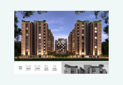 Image of 1790 Sq.ft 3 BHK Apartment / Flat for sale in South Bopal, Ahmedabad for Rs. 7975000