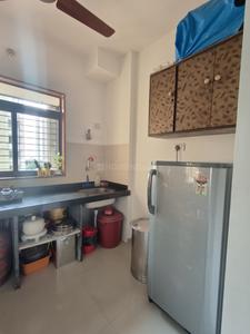 Kitchen Image of 585 Sq.ft 1 BHK Apartment / Flat for rent in Lodha Casa Bella, Usarghar Thane for Rs. 14000