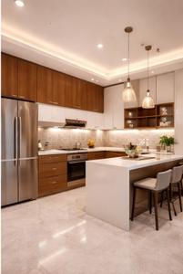 Kitchen Image of 2000 Sq.ft 4 BHK Independent House for sale in Podanur Coimbatore for Rs. 10500000