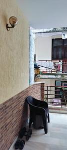 Balcony Image of 950 Sq.ft 2 BHK Builder Floor for rent in Khirki Extension New Delhi for Rs. 40000