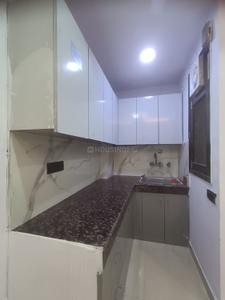 Kitchen Image of 1000 Sq.ft 2 BHK Builder Floor for rent in Khirki Extension New Delhi for Rs. 25500