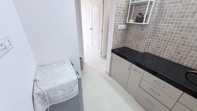 Kitchen Image of 1100 Sq.ft 2 BHK Apartment / Flat for rent in Pacifica North Enclave, Vaishno Devi Circle Ahmedabad for Rs. 25500