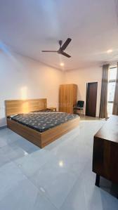 Bedroom Image of 1200 Sq.ft 2 BHK Builder Floor for rent in Malviya Nagar Jaipur for Rs. 35000