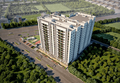 Image of 1952 Sq.ft 3 BHK Apartment / Flat for sale in Vesu, Surat for Rs. 10200000