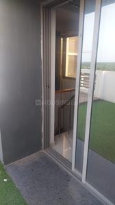 Balcony Image of 810 Sq.ft 1.5 BHK Apartment / Flat for rent in Randesan Gandhinagar for Rs. 18000