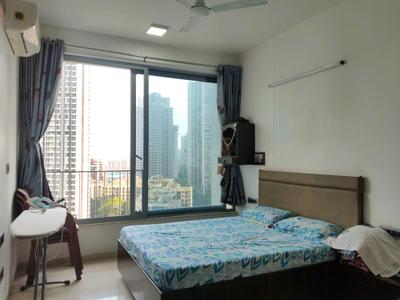 Bedroom Image of 915 Sq.ft 3 BHK Apartment / Flat for rent in Oberoi Eternia Towers A to D, Mulund West Mumbai for Rs. 80000