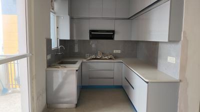 Kitchen Image of 1300 Sq.ft 3 BHK Apartment / Flat for sale in Dwarkadhish The Cubix, Sector 23 Dharuhera for Rs. 7350000