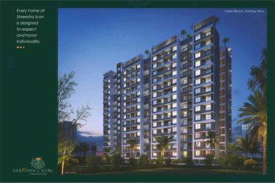 Image of 1004 Sq.ft 2 BHK Apartment / Flat for sale in Shreesha Icon, Moshi, Pune for Rs. 5400000