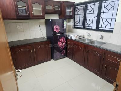 Kitchen Image of 1205 Sq.ft 3 BHK Apartment / Flat for rent in Infra Splendour, Edappally Kochi for Rs. 40000