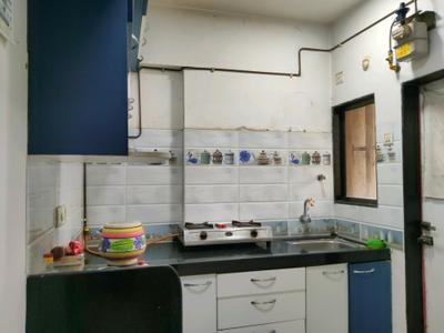 Kitchen Image of 630 Sq.ft 1 BHK Apartment / Flat for sale in Bhakti Pearl, Kasarvadavali Thane for Rs. 4900000