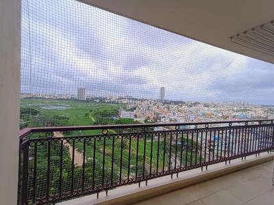 Balcony Image of 2061 Sq.ft 4 BHK Apartment / Flat for rent in Hiranandani Lake Verandahs, Akshayanagar Bengaluru for Rs. 76000