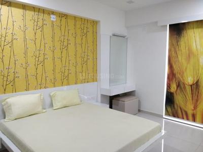 Bedroom Image of 2163 Sq.ft 4 BHK Apartment / Flat for rent in Goyal Riviera Blues, Prahlad Nagar Ahmedabad for Rs. 130000