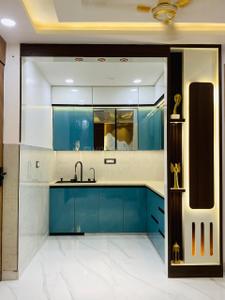 Kitchen Image of 950 Sq.ft 3 BHK Apartment / Flat for sale in Ranhola New Delhi for Rs. 6000000