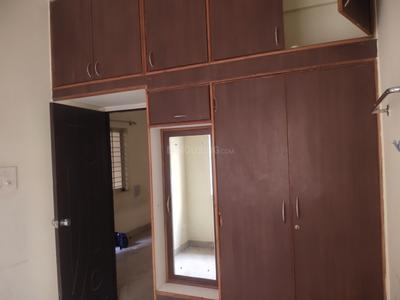 Bedroom Image of 700 Sq.ft 2 BHK Independent House for rent in Mahalakshmi Layout Bengaluru for Rs. 16000