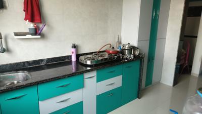 Kitchen Image of 1000 Sq.ft 2 BHK Apartment / Flat for sale in Khuntavali Thane for Rs. 4900000