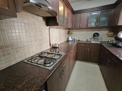 Kitchen Image of 2500 Sq.ft 2 BHK Builder Floor for rent in Hauz Khas New Delhi for Rs. 100000